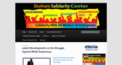 Desktop Screenshot of durhamsolidaritycenter.org