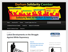 Tablet Screenshot of durhamsolidaritycenter.org